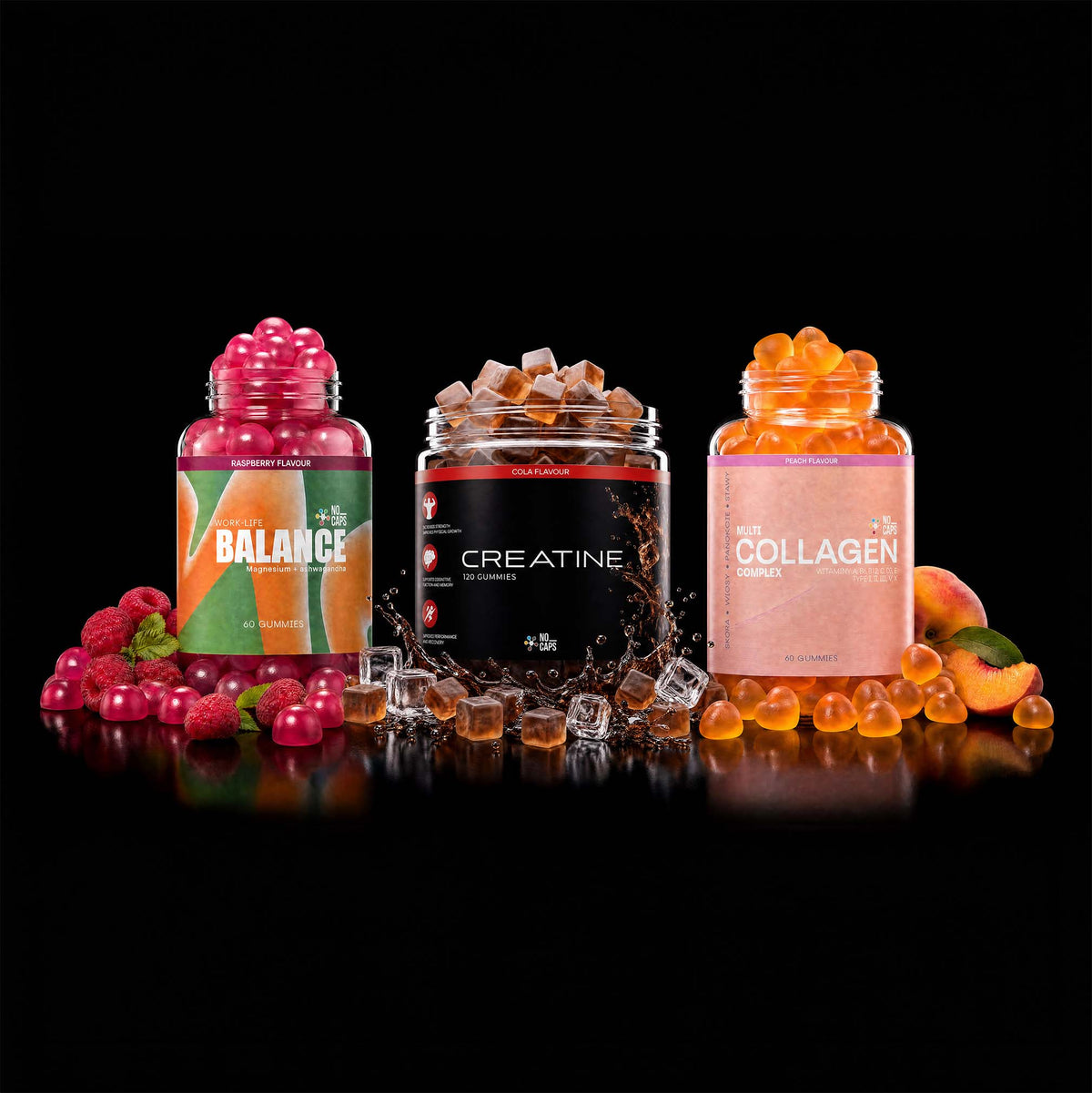 no_caps Daily Stack – kreatyna + Balance + kolagen